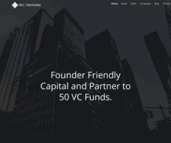 ARC-VC.com(Arc Ventures) Screenshot