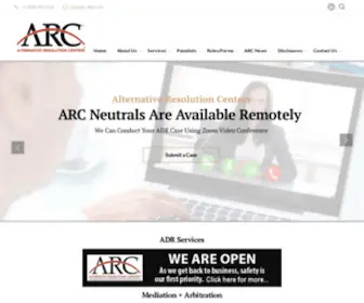 ARC4Adr.com(ARC 4 ADR) Screenshot