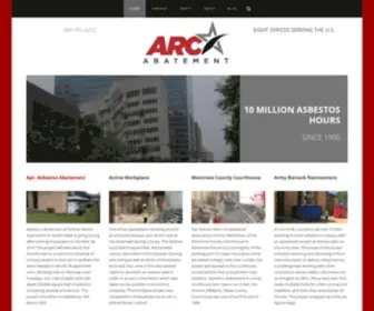 Arcabatement.com(Asbestos Abatement Contractors Texas Louisiana Colorado Florida) Screenshot