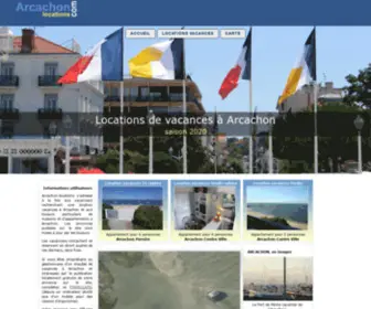 Arcachon-Locations.com(Locations vacances à ARCACHON) Screenshot