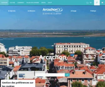 Arcachon-Tourisme.com(Tourisme) Screenshot