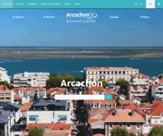 Arcachon.com(Tourisme) Screenshot