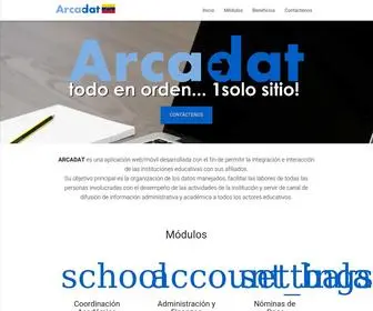 Arcadat.com.ve(Todo en orden) Screenshot