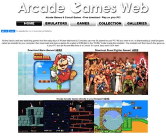 Arcade-Games-Web.com(Arcade Games Web) Screenshot