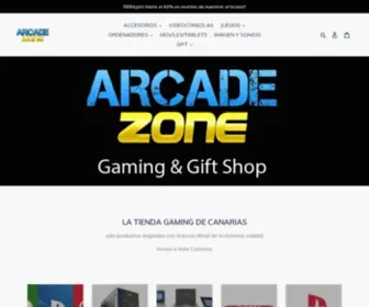 Arcade-Zone.net(Arcade Zone Gaming & Gift Shop) Screenshot