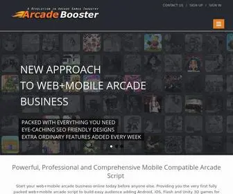 Arcadebooster.com(Arcade Booster) Screenshot