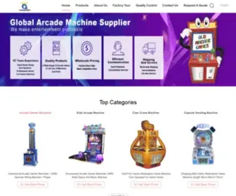 Arcadegamingmachine.com(Quality Arcade Games Machines & Kids Arcade Machine factory from China) Screenshot