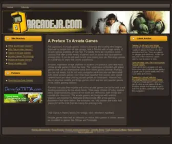 Arcadejr.com(Arcade games) Screenshot