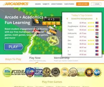 Arcademics.com(Arcademic Skill Builders) Screenshot