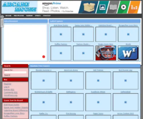 Arcademouse.com(Arcademouse) Screenshot