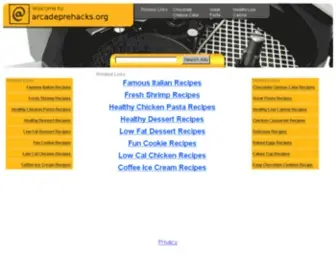Arcadeprehacks.org(Hacked Games) Screenshot