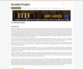 Arcades-Project.eu(The ARCADES project) Screenshot