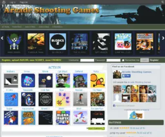 Arcadeshootinggames.info(Shooting Games) Screenshot