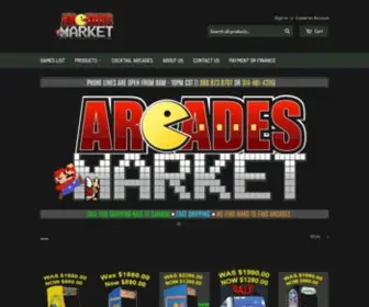 Arcadesmarket.com(Arcades Market) Screenshot