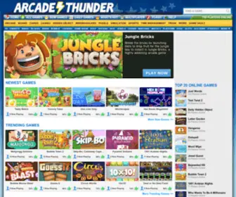 Arcadethunder.com(Play Free Online Games) Screenshot