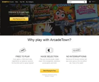 Arcadetown.com(Free Download Games) Screenshot