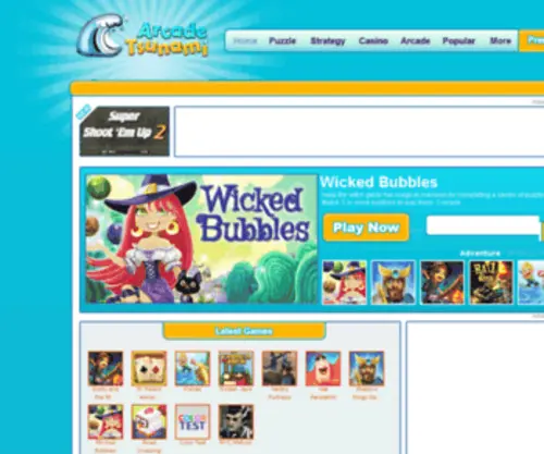 Arcadetsunami.com(Arcadetsunami Games) Screenshot