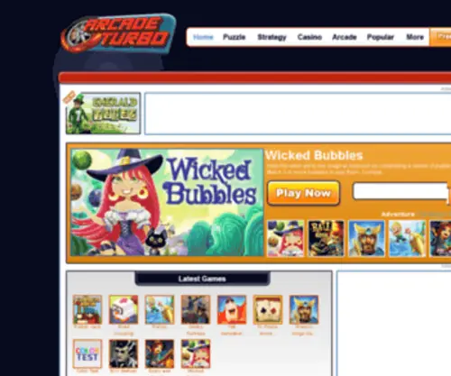 Arcadeturbo.com(Arcadeturbo Games) Screenshot