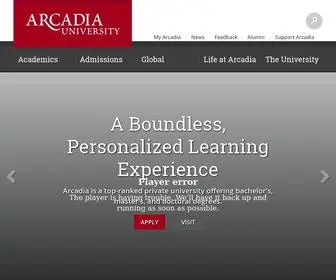 Arcadia.edu(Arcadia University) Screenshot
