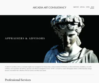 Arcadiaappraisals.com(Arcadia Art Consultancy) Screenshot
