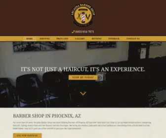 Arcadiabarbershop.com(Barber Shop in Phoenix) Screenshot