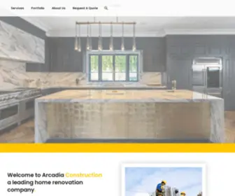 Arcadiaconstruct.com(Arcadia Construction) Screenshot