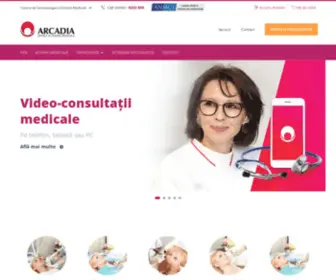 Arcadiadermato.ro(Arcadia Dermatologie) Screenshot