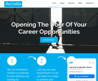 Arcadiarecruitment.com.au(Arcadiarecruitment) Screenshot