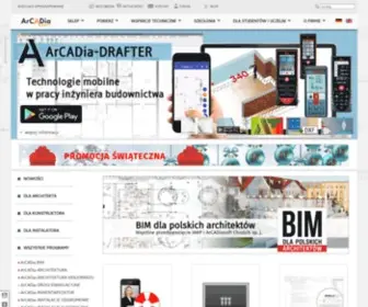 Arcadiasoft.pl(Programy CAD do projektowania obliczeĹ i wizualizacji) Screenshot