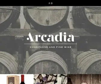 Arcadiawine.asia(Arcadia Wine) Screenshot