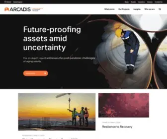Arcadis.com(Improving quality of life) Screenshot