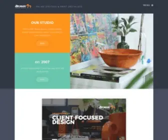 Arcaeon.com.au(Arcaeon Design Studio delivers quality print & digital design services) Screenshot