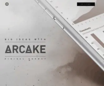 Arcake.us(Digital Agency with Social Media Agency Capabilities) Screenshot