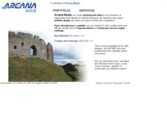 Arcanaweb.com(Website Design in Kingston) Screenshot