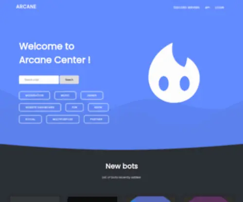 Arcane-Center.xyz(Arcane Center) Screenshot