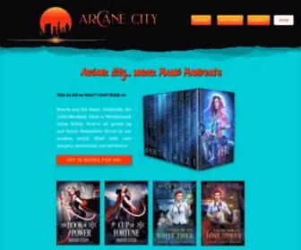 Arcanecity.com(Where Magic Manifests) Screenshot