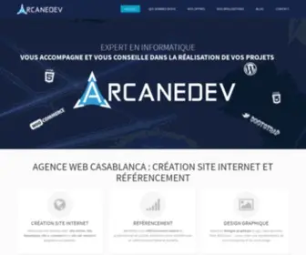 Arcanedev.net(Agence web) Screenshot