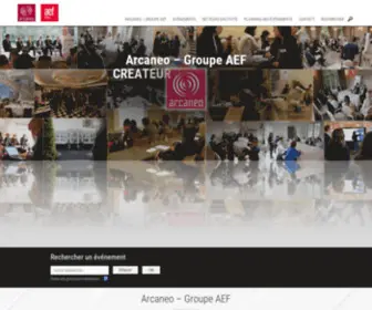 Arcaneo-Group.com(Arcaneo Group) Screenshot