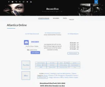ArcanicVoid.com(Exploring new worlds) Screenshot
