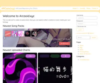 Arcaoid.xyz(ARCaoid Repository for Charts) Screenshot