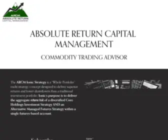 ArcapmGt.com(Absolute Return Capital Management) Screenshot