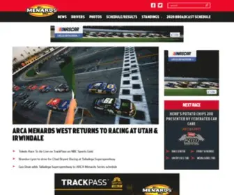 Arcaracing.com(ARCA Racing) Screenshot