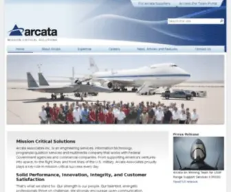 Arcataassoc.com(Mission Critical Solutions Arcata Associates Inc) Screenshot