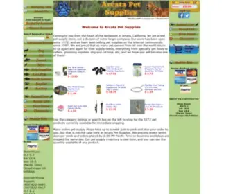 Arcatapet.com(Arcata Pet) Screenshot