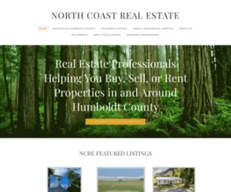 Arcatarealestateservices.com(NORTH COAST REAL ESTATE) Screenshot