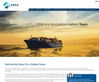 ArcaWorld.com(International Freight Forwarder) Screenshot