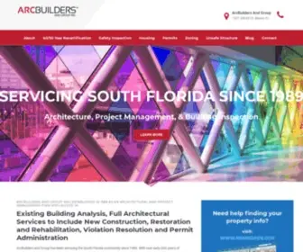 Arcbuildersandgroup.com(PROJECT MANAGEMENT FIRM) Screenshot