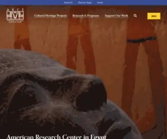 Arce.org(American Research Center in Egypt) Screenshot