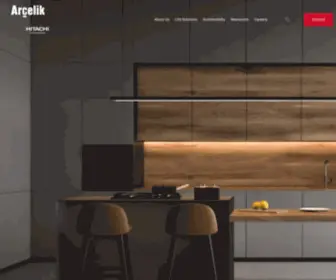 Arcelik-Hitachi-Homeappliances.com(Arçelik) Screenshot