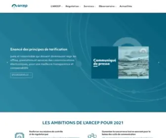 Arcep.tg(Accueil) Screenshot